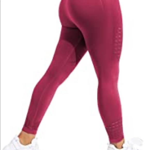 Gymshark Energy Seamless Leggings in Dusty Rose - Picture 3 of 4